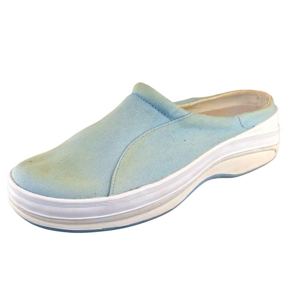 Keds Sz 7.5 M Blue Round‎ Toe Flat Fabric 21961m